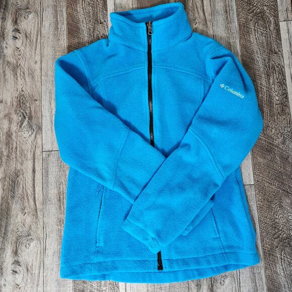 Columbia Sportswear Womens Interchange Fleece Jacket Outdoor Layer Winter Blue S - Picture 11 of 11
